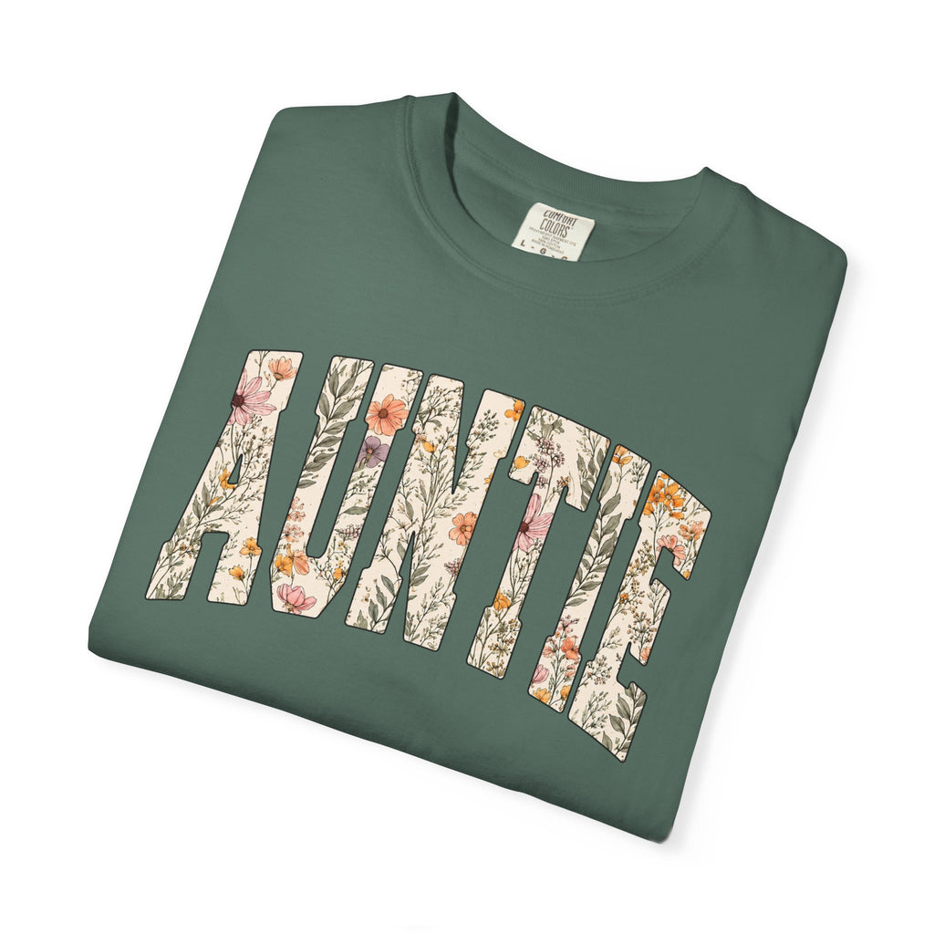 “Auntie” Floral Tee