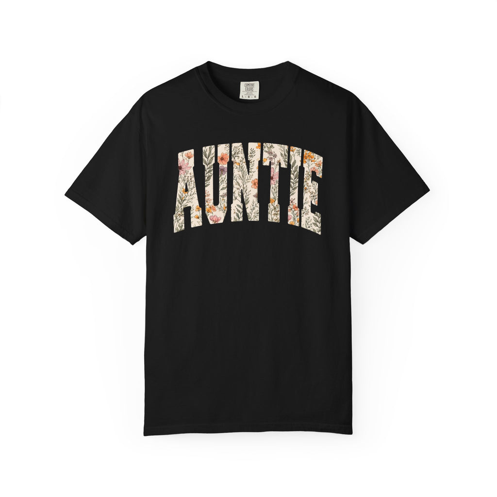 “Auntie” Floral Tee