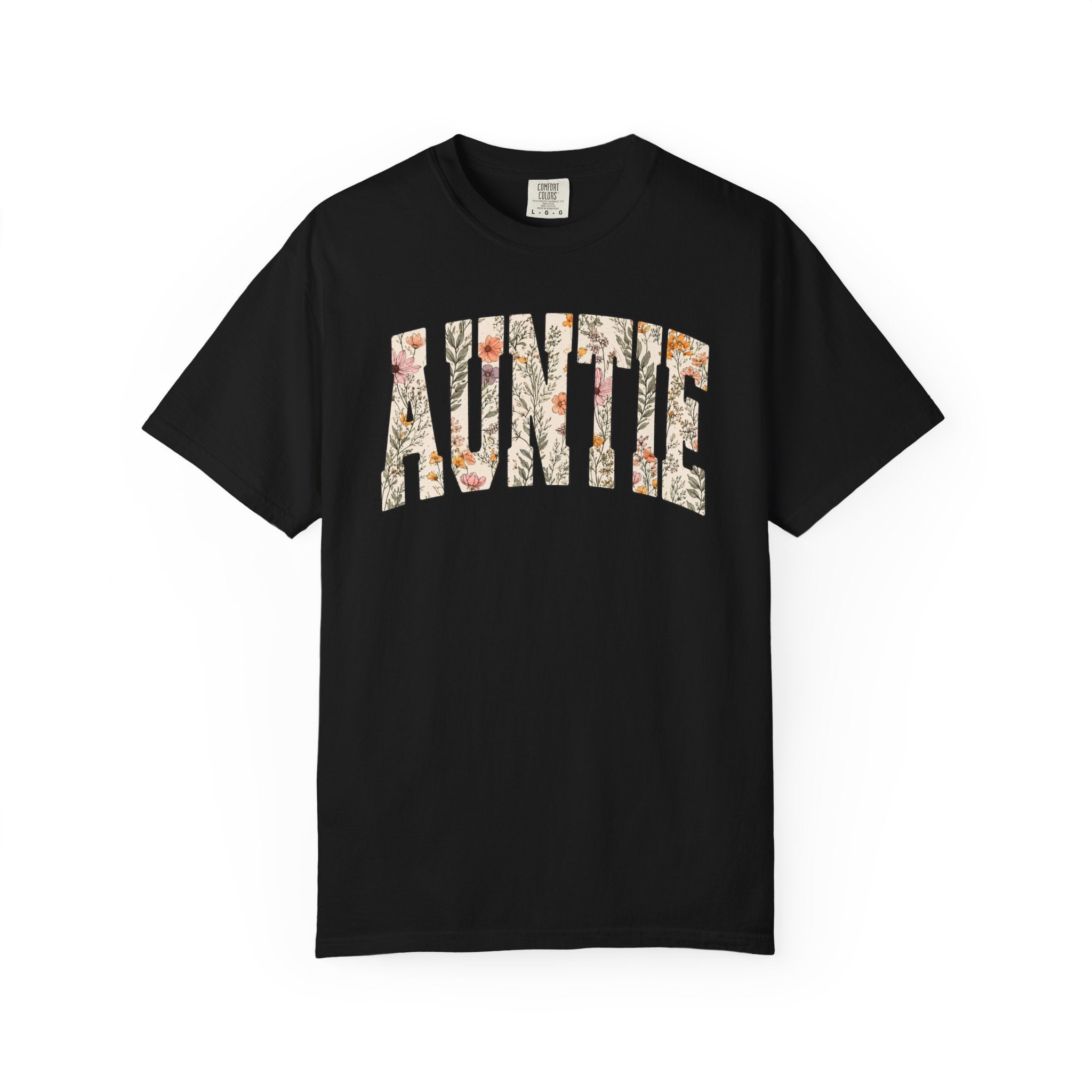 “Auntie” Floral Tee