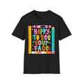 “Happy To See Your Face” Teacher Tee