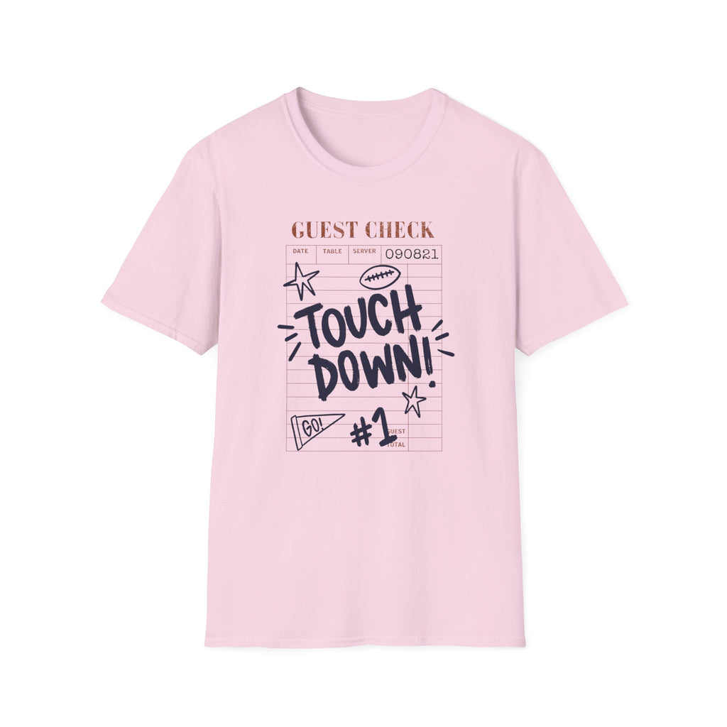 Touchdown Guest Check T-Shirt — Football Game Day Tee