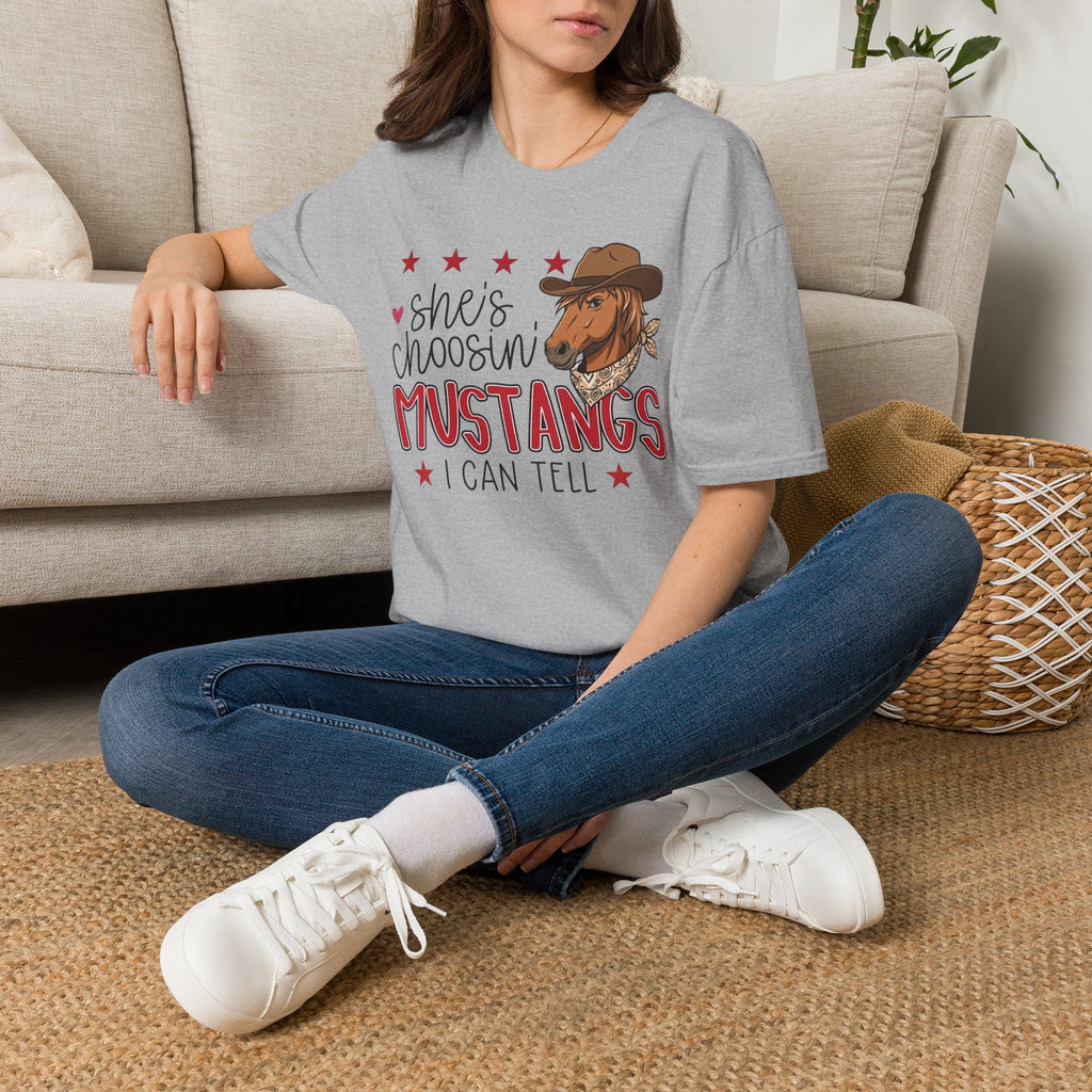 She's Choosin' Mustangs Tee