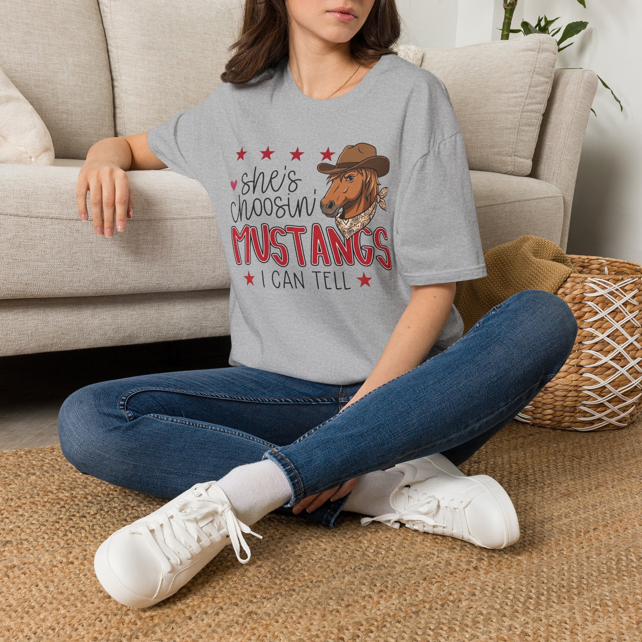 She's Choosin' Mustangs Tee
