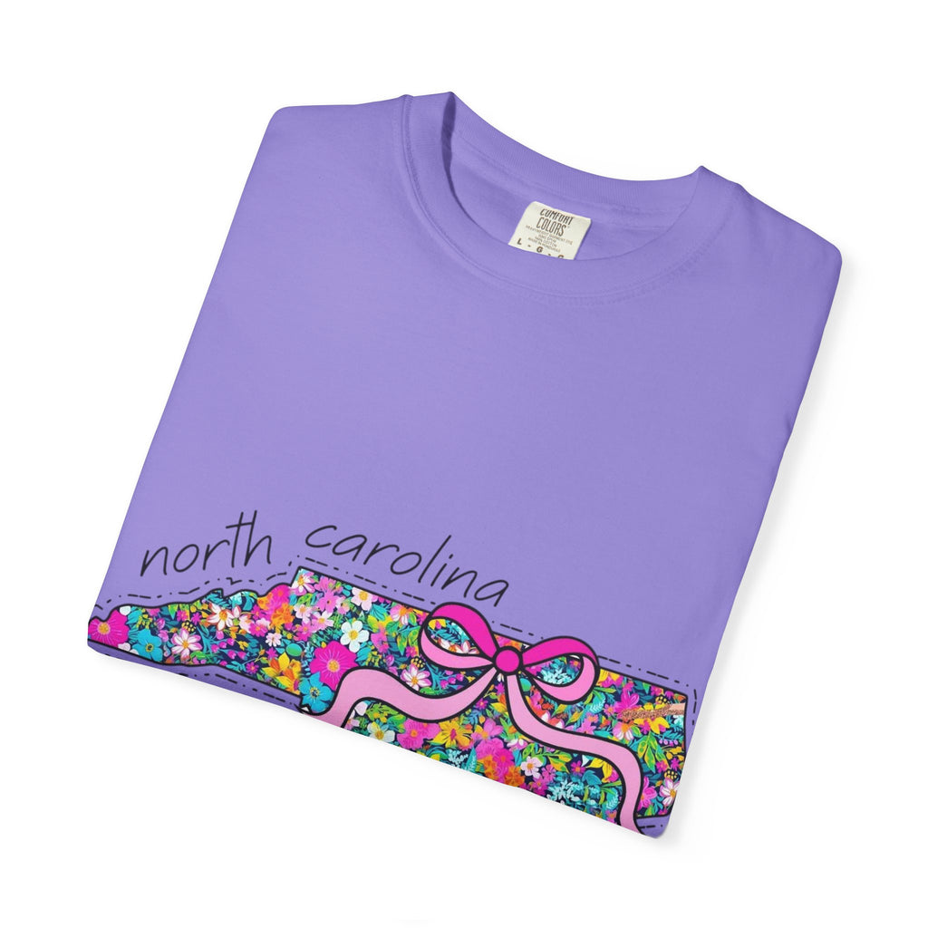 North Carolina- Floral Map Tee