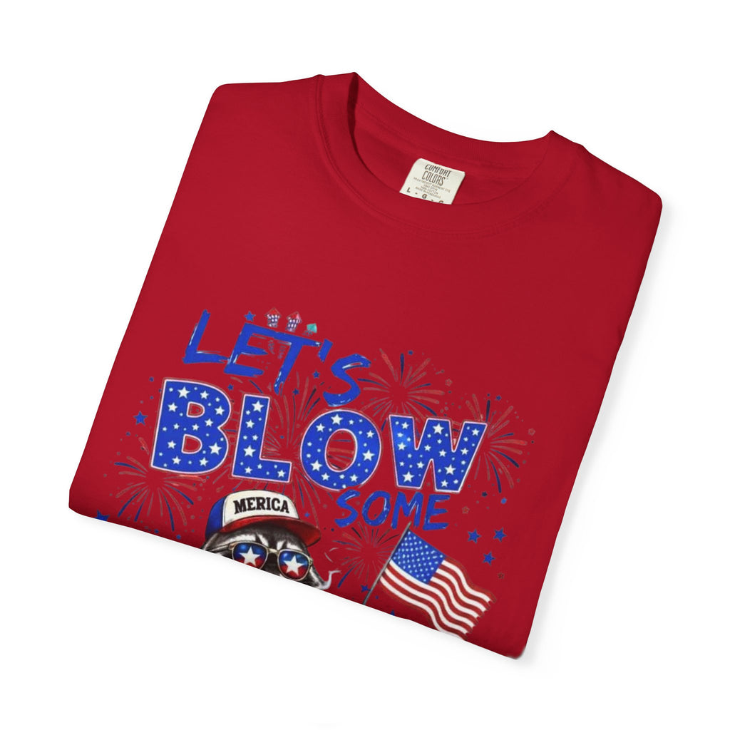 Patriotic Raccoon- Graphic T-Shirt