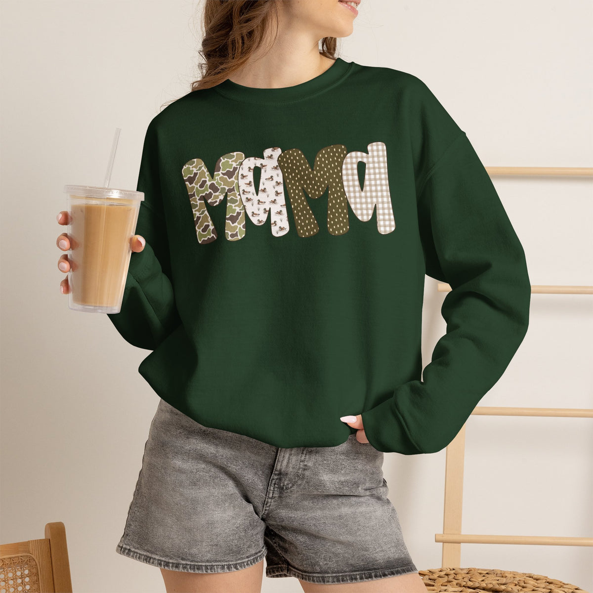 Mallard Mama Patchwork Sweatshirt