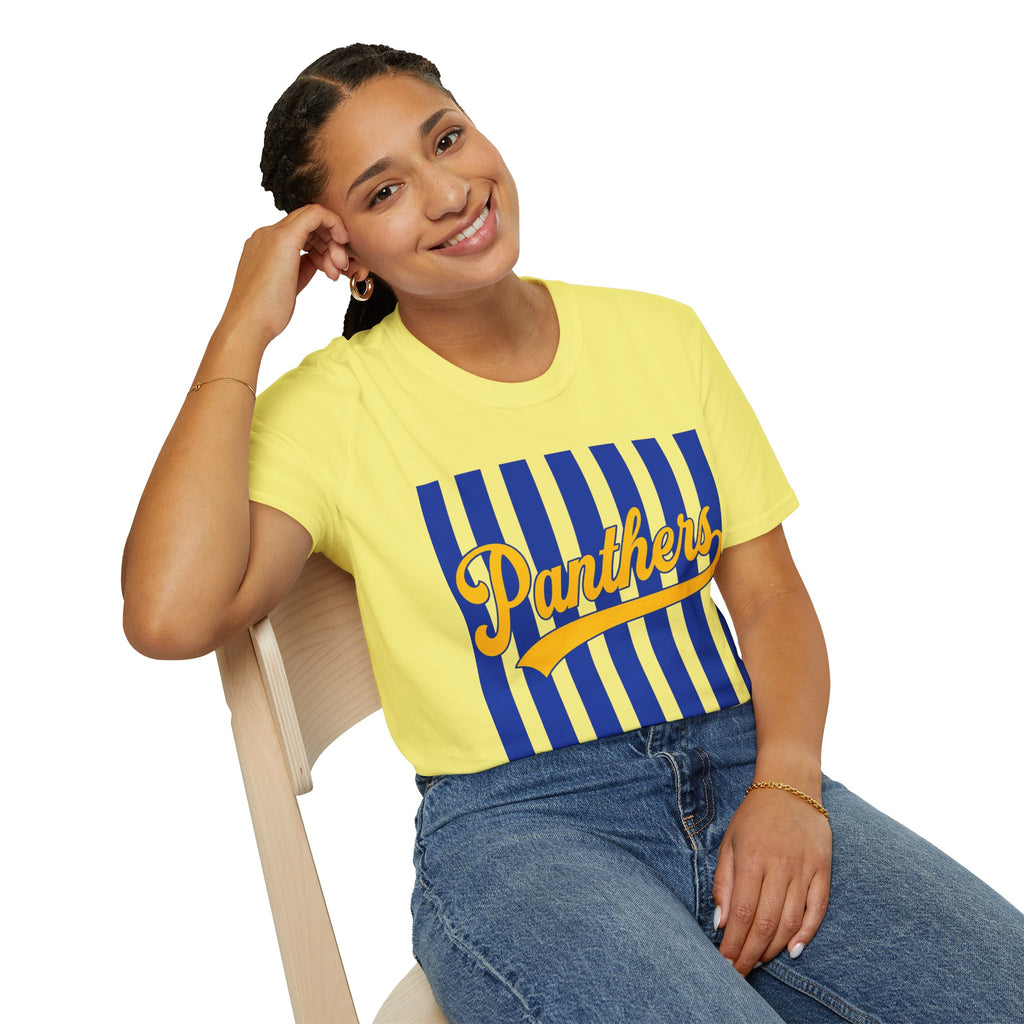 Panthers Stripped School Tee