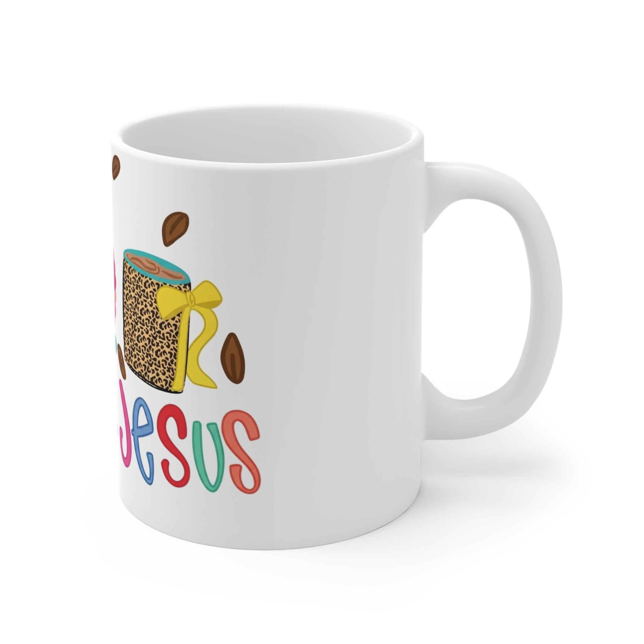 Fueled by Coffee & Jesus (11oz Ceramic Mug)