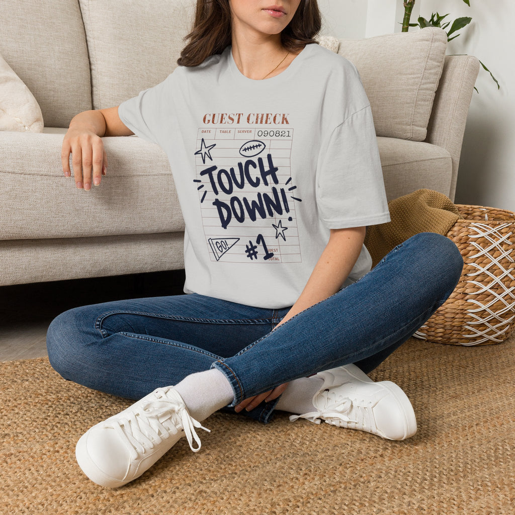 Touchdown Guest Check T-Shirt — Football Game Day Tee