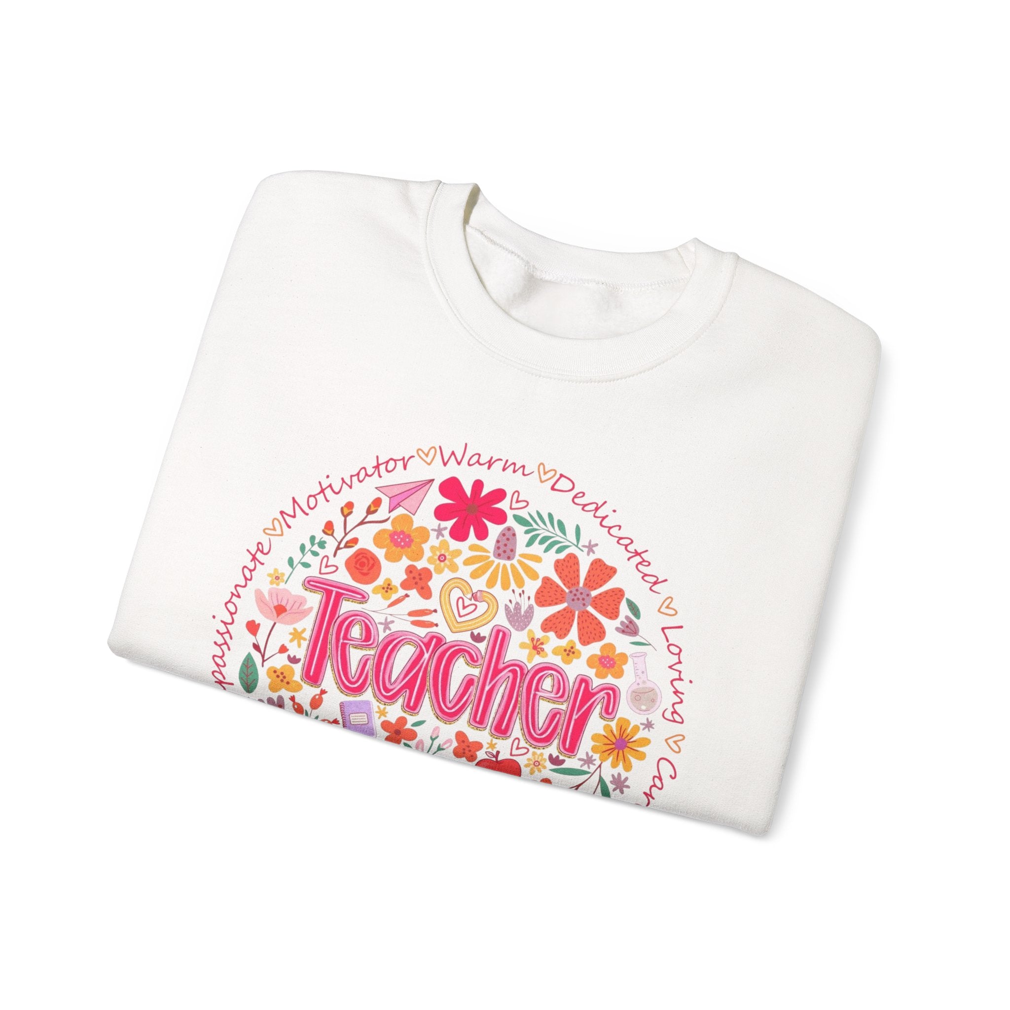 Teacher Floral Sweatshirt