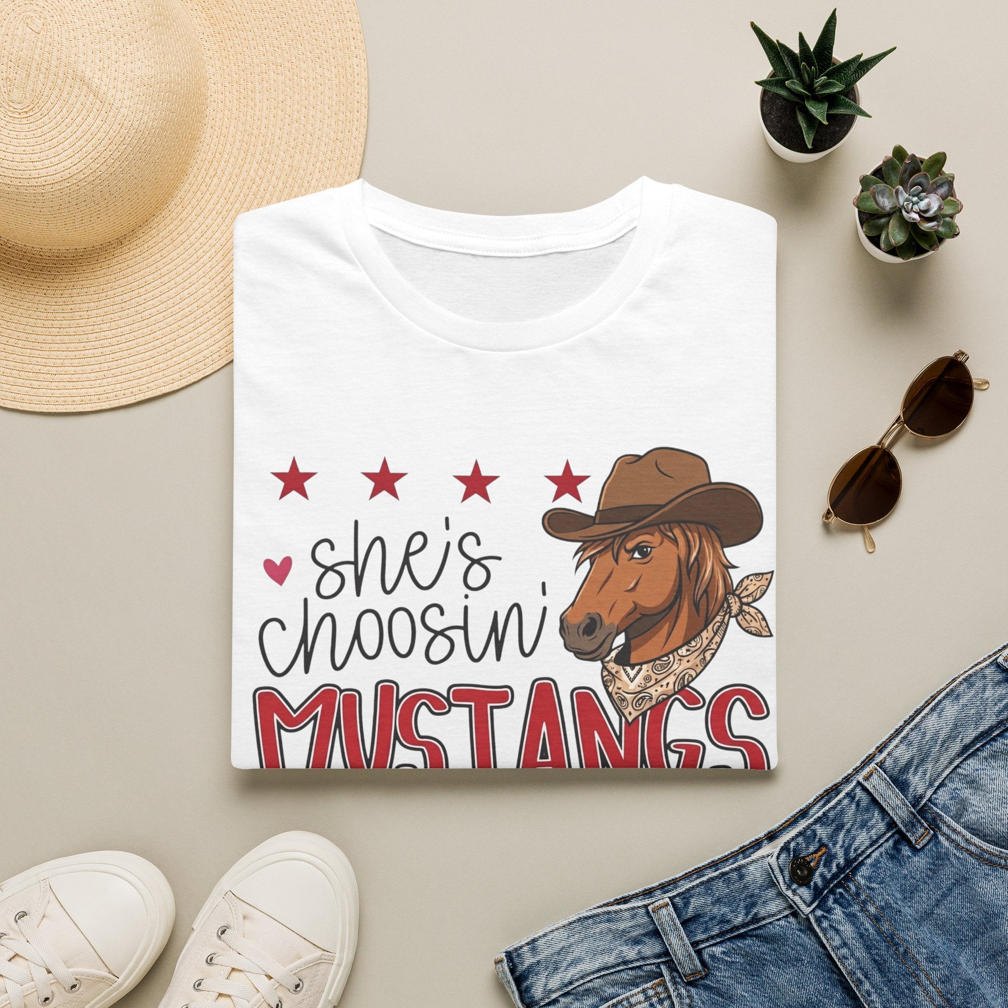 She's Choosin' Mustangs Tee
