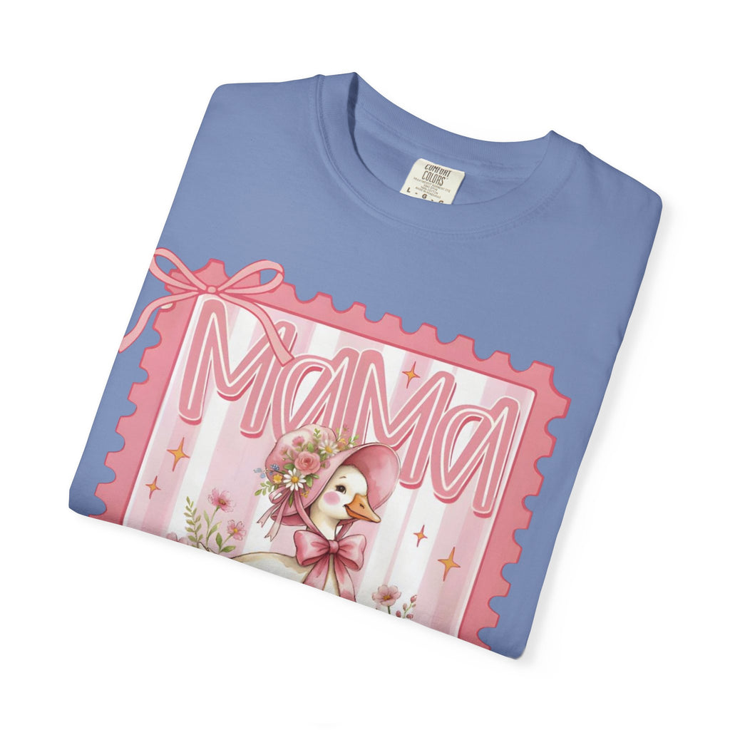 Mama Goose T-Shirt — Vintage Pink Nursery Illustration Tee