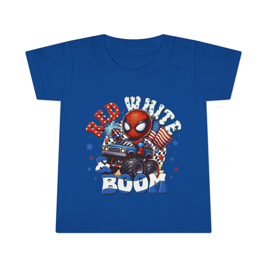 Toddler T-Shirt — "Red White Boom" Patriotic Graphic
