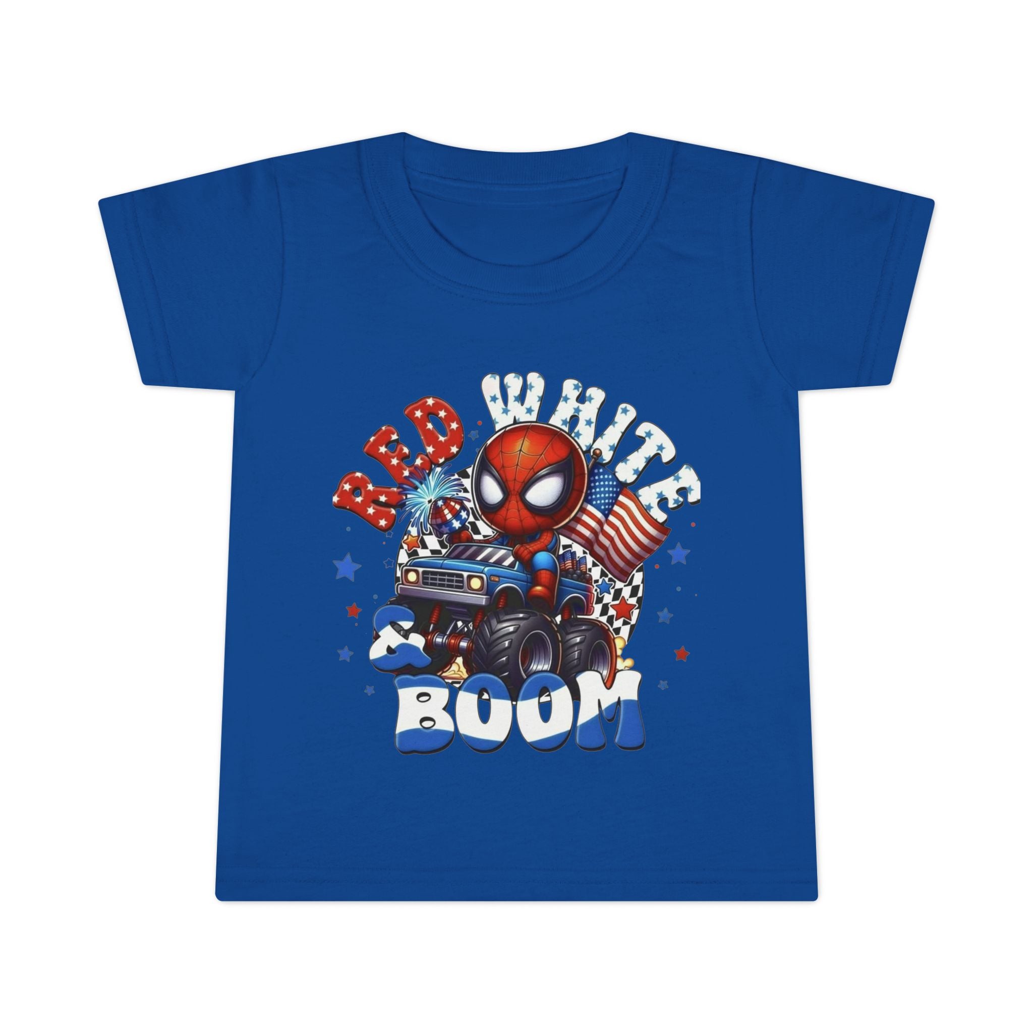 Toddler T-Shirt — "Red White Boom" Patriotic Graphic