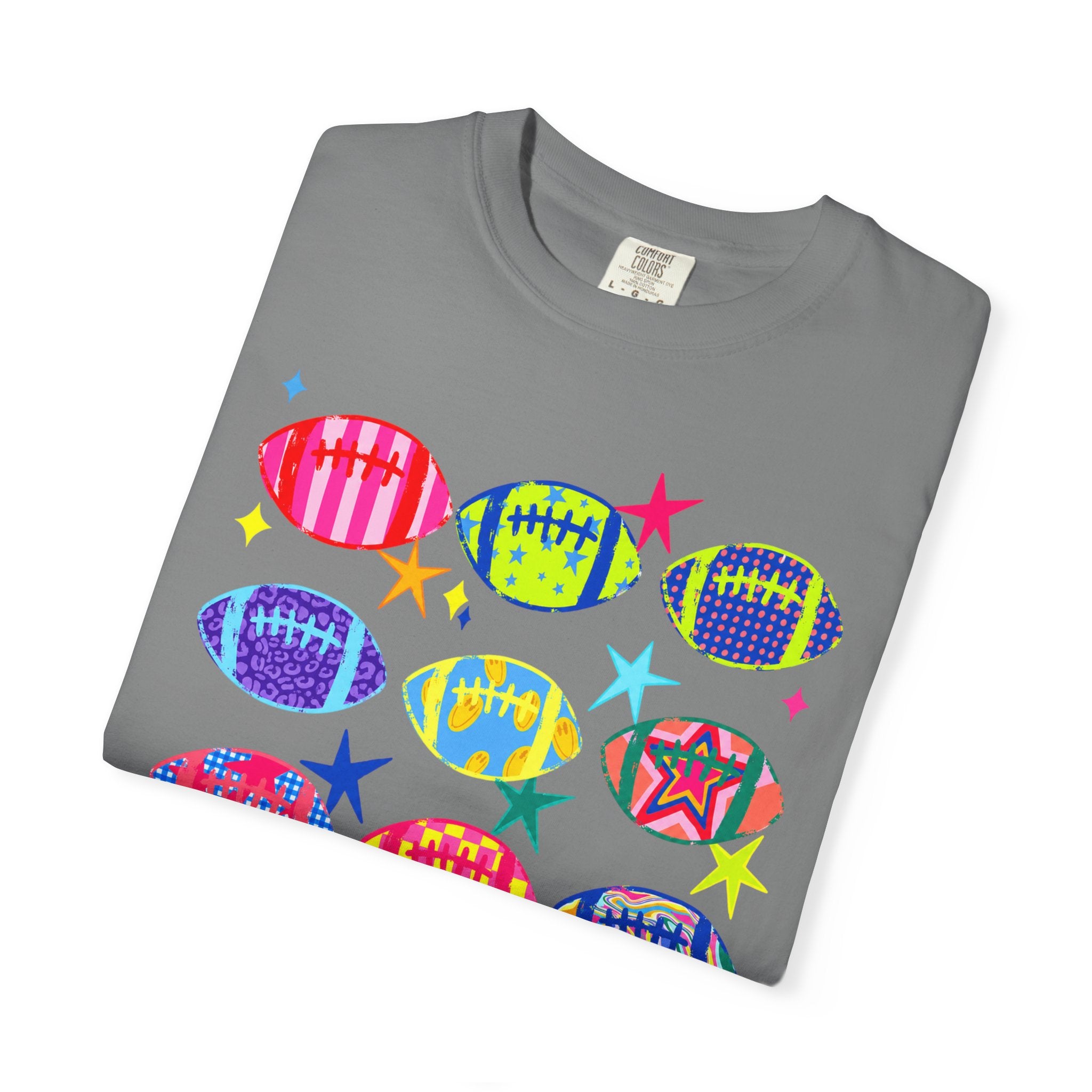 Neon Football Graphic Tee