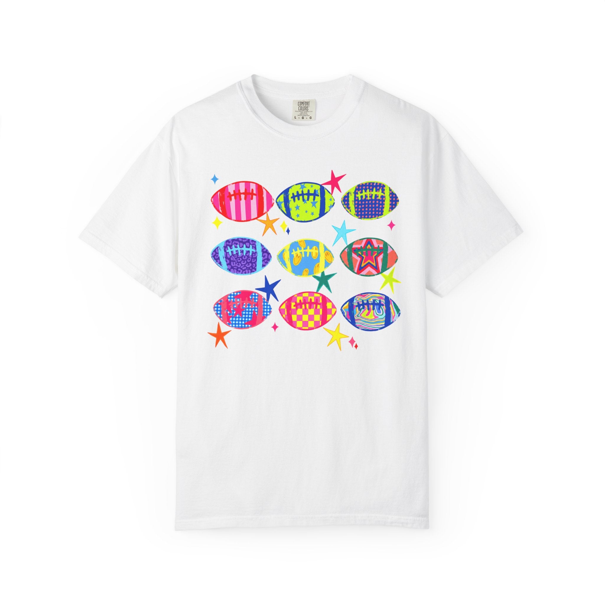 Neon Football Graphic Tee