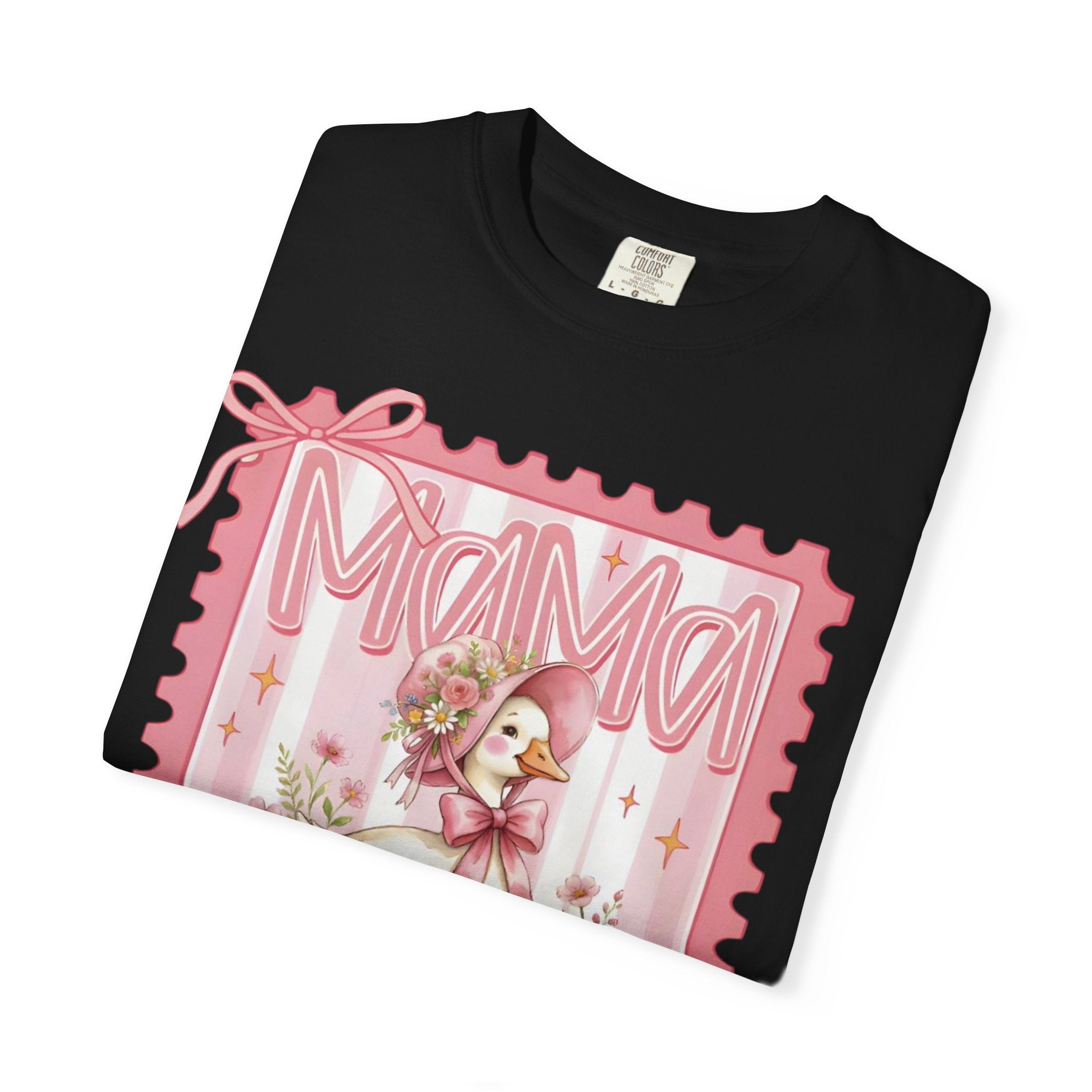 Mama Goose T-Shirt — Vintage Pink Nursery Illustration Tee