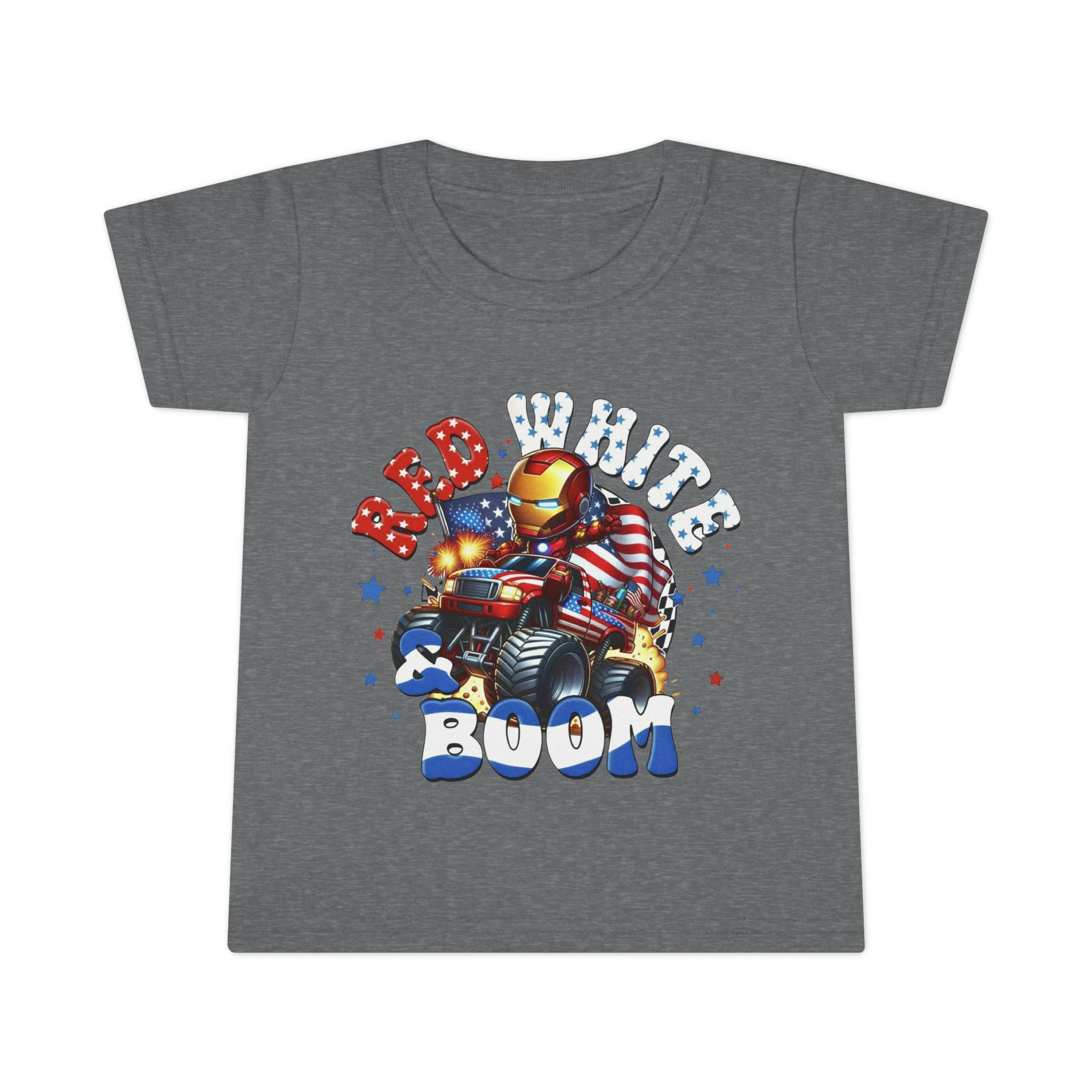 Toddler T-Shirt — "Red White Boom" Patriotic Tee