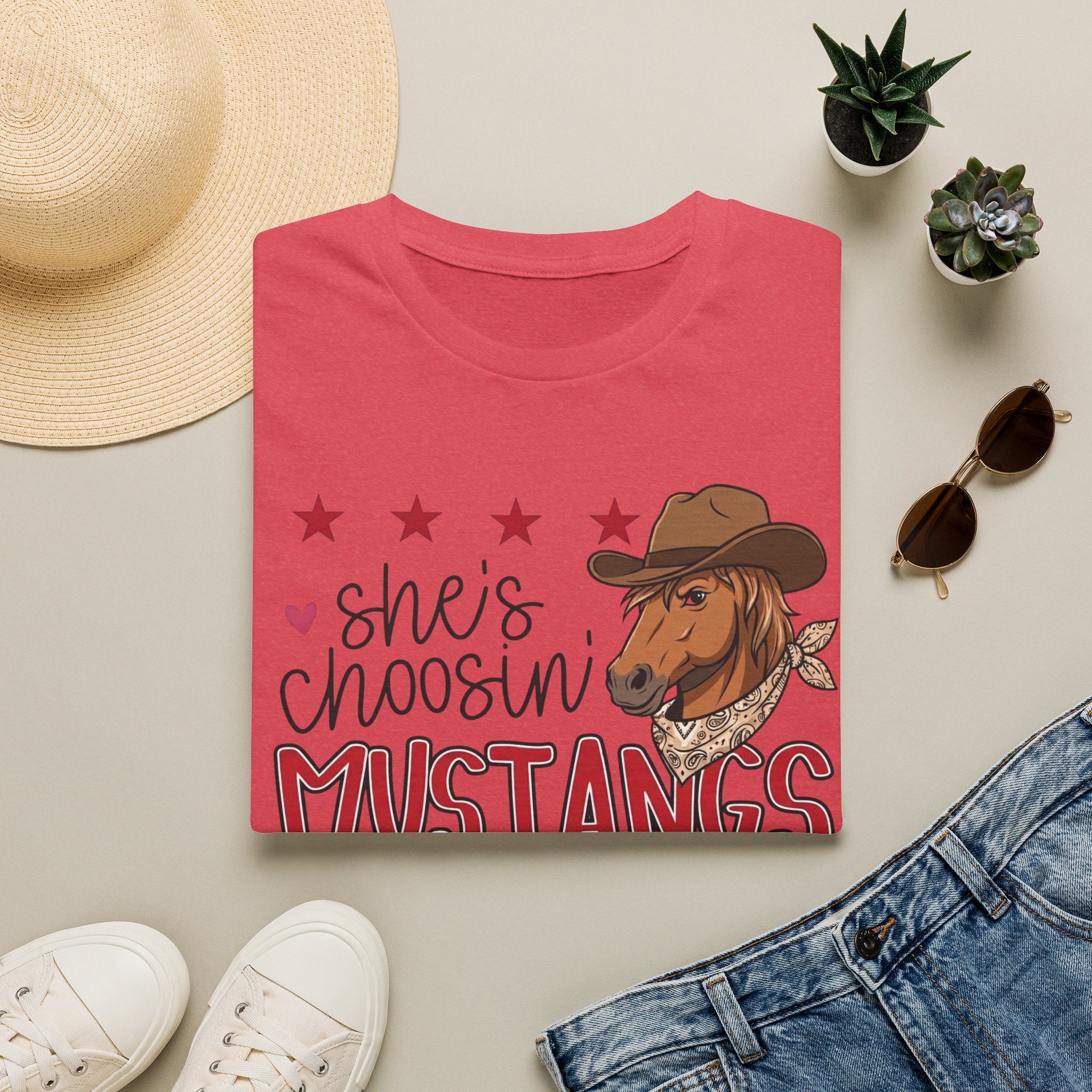 She's Choosin' Mustangs Tee