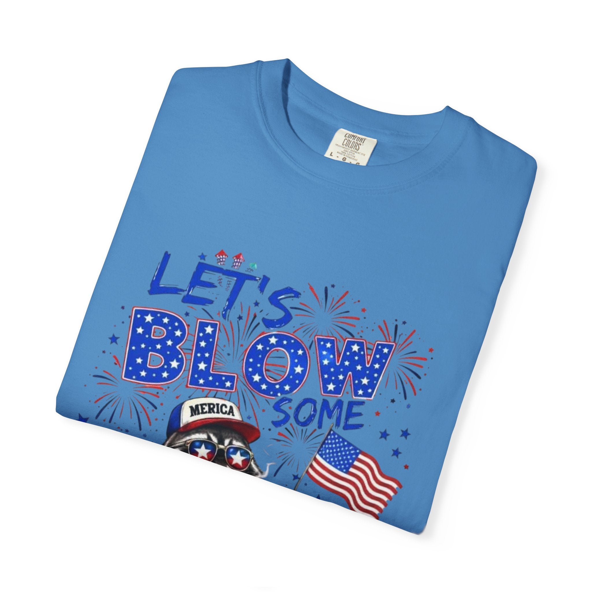 Patriotic Raccoon- Graphic T-Shirt