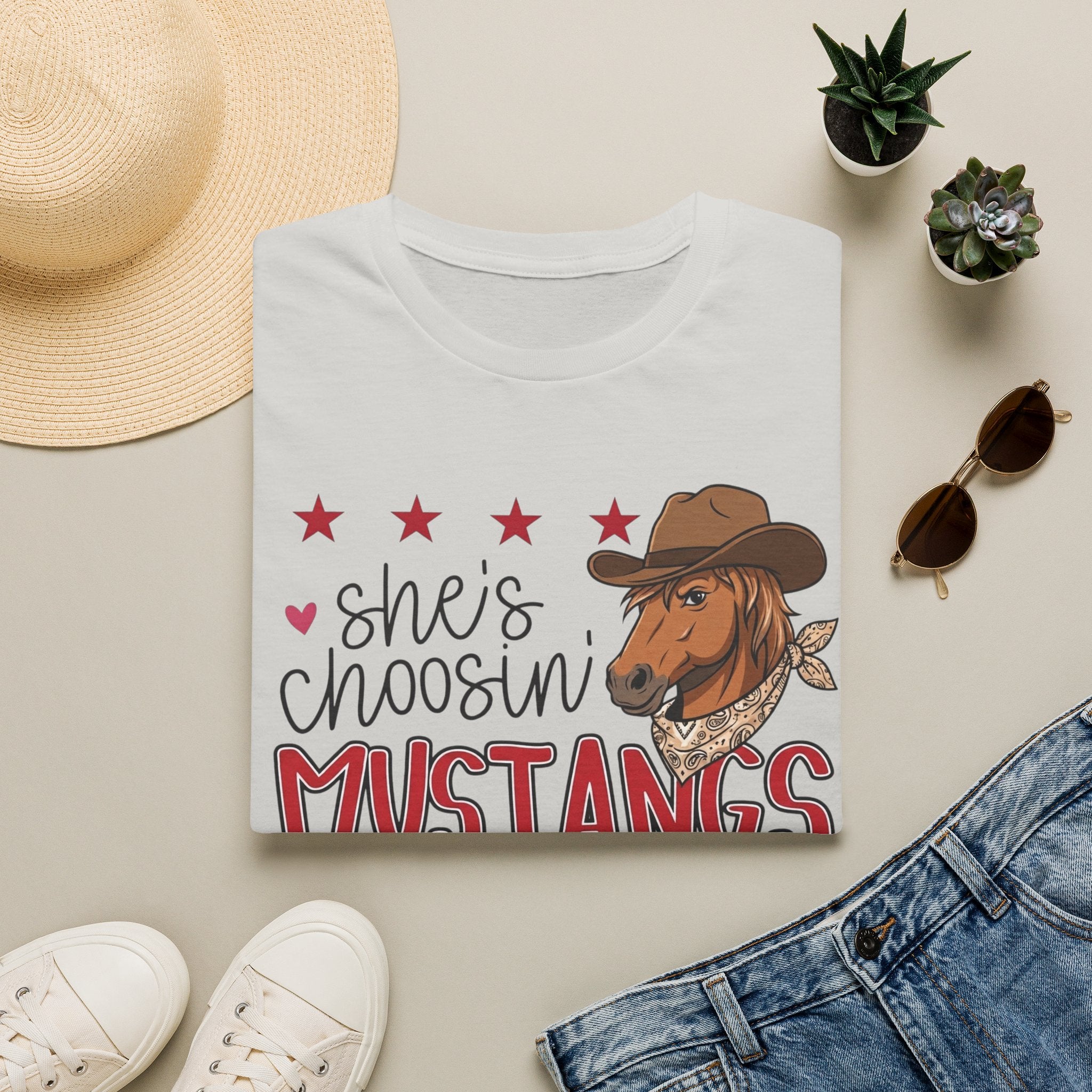 She's Choosin' Mustangs Tee