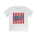 Youth- Patriots Stripped White Tee