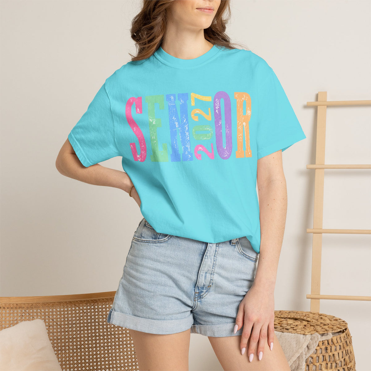 Senior 2027 Colorblock Tee