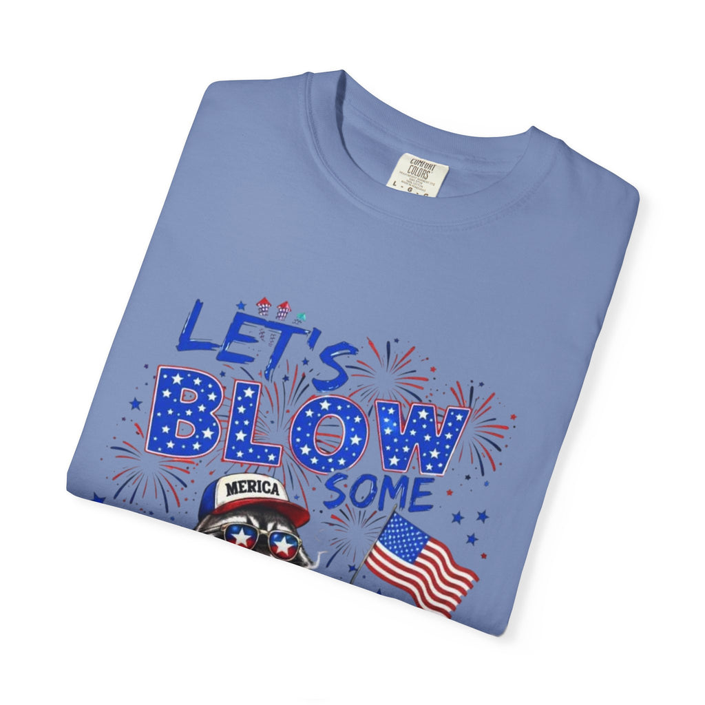 Patriotic Raccoon- Graphic T-Shirt
