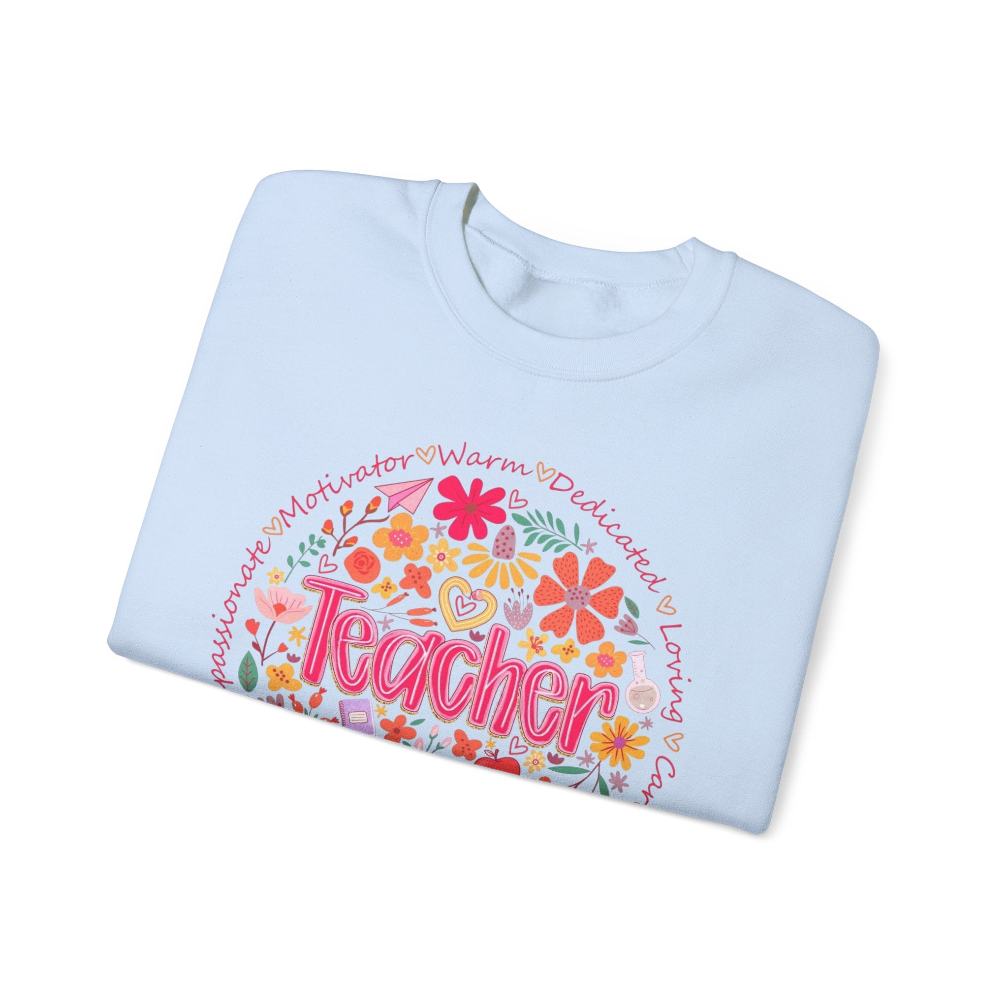 Teacher Floral Sweatshirt