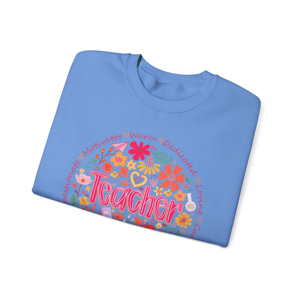 Teacher Floral Sweatshirt