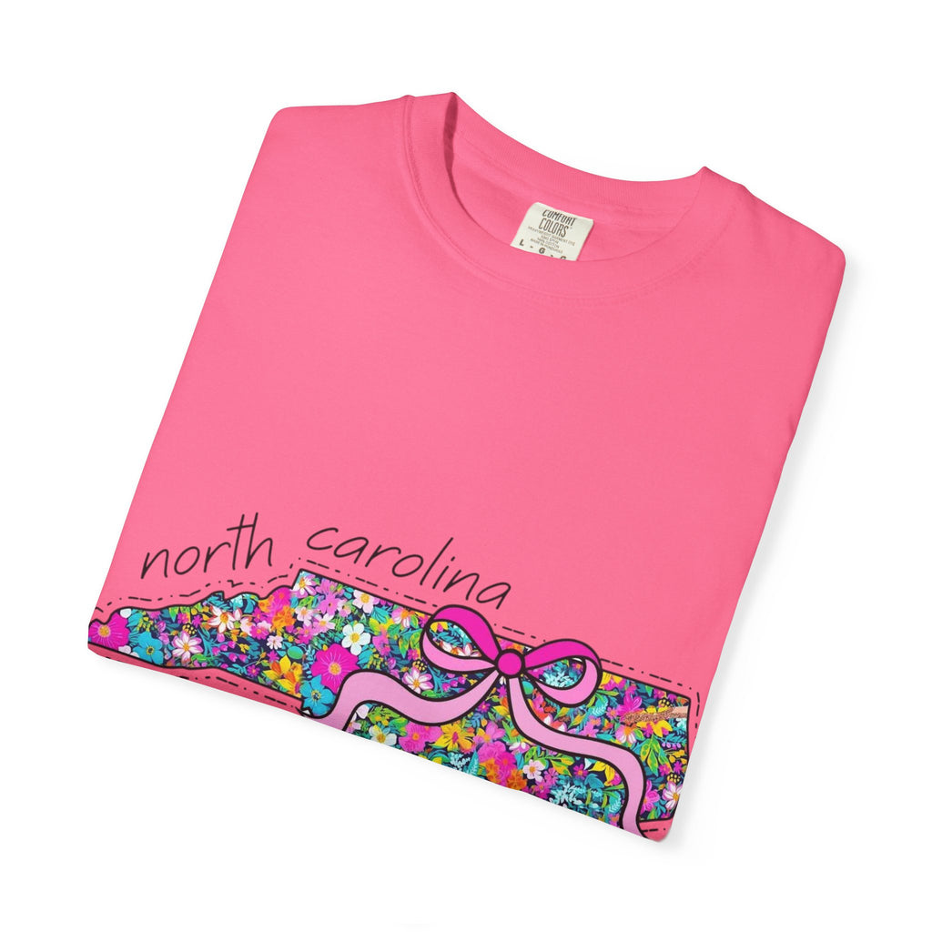 North Carolina- Floral Map Tee