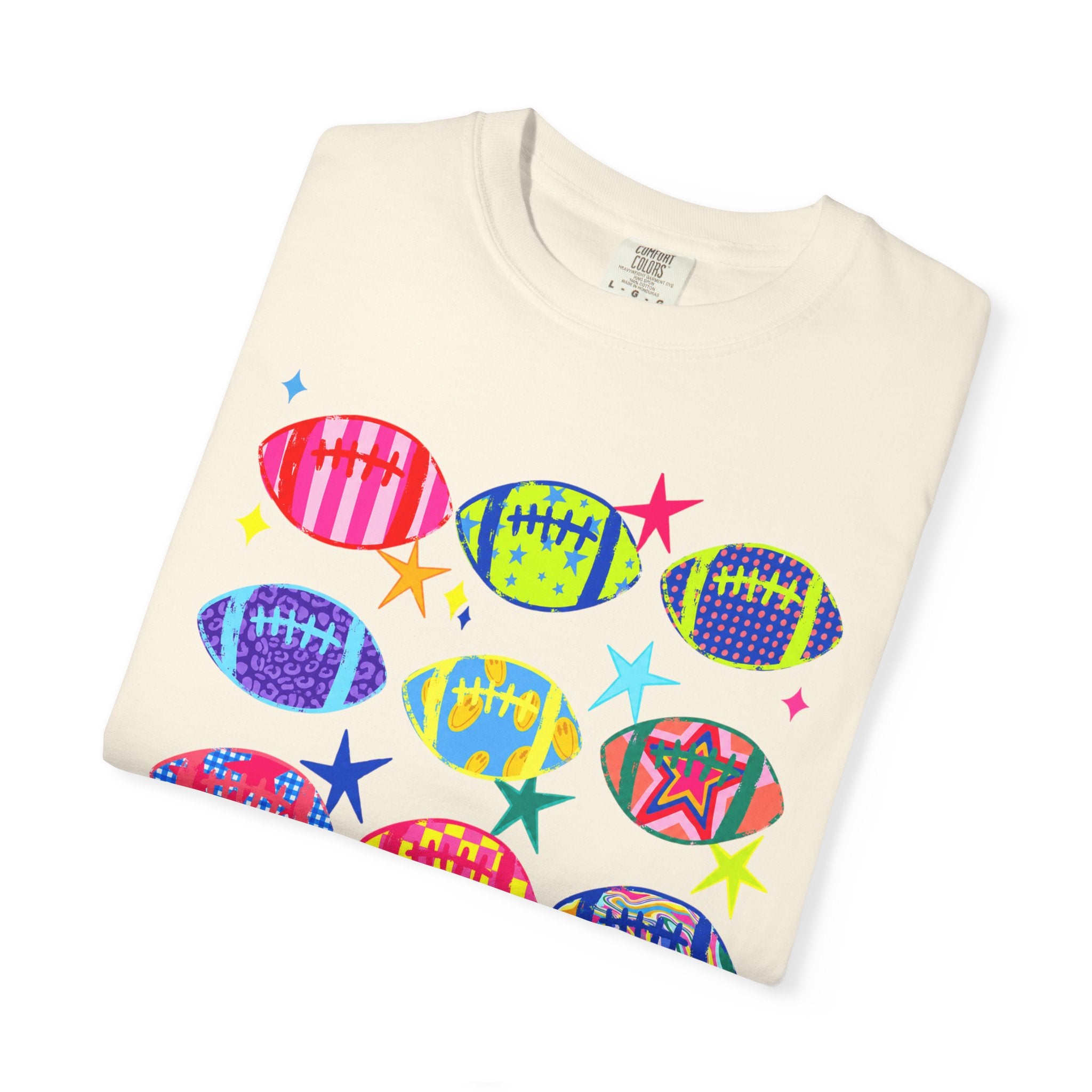 Neon Football Graphic Tee