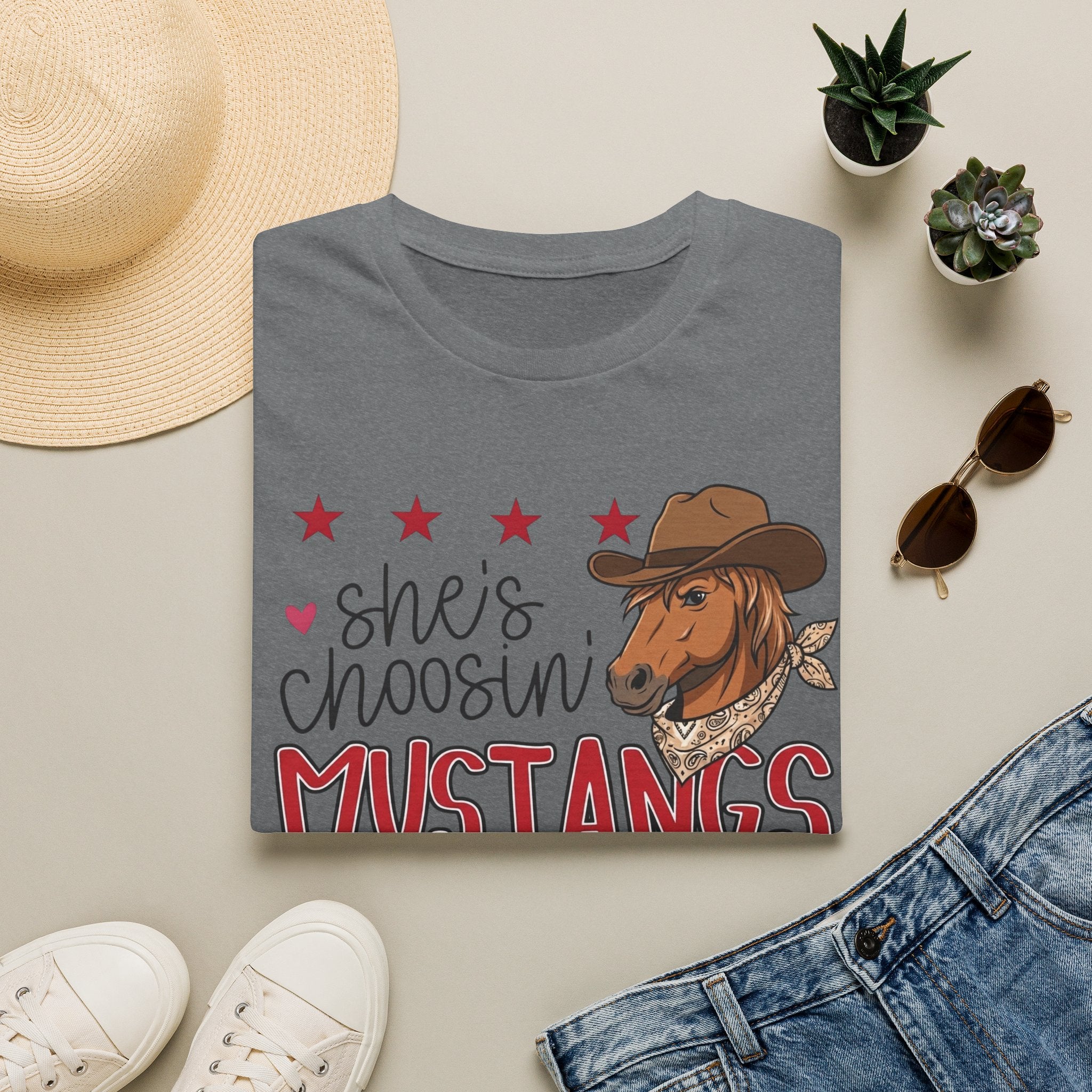 She's Choosin' Mustangs Tee