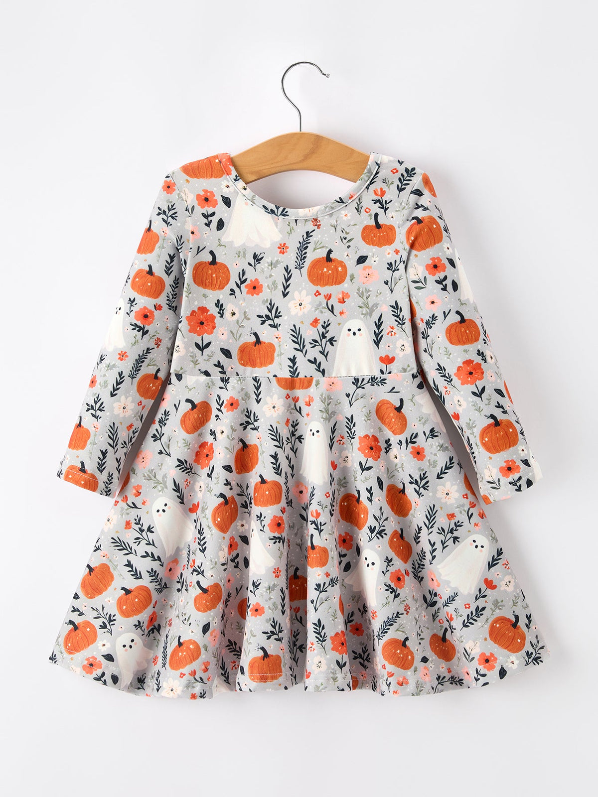 Boo-tiful Pumpkin Twirl Dress