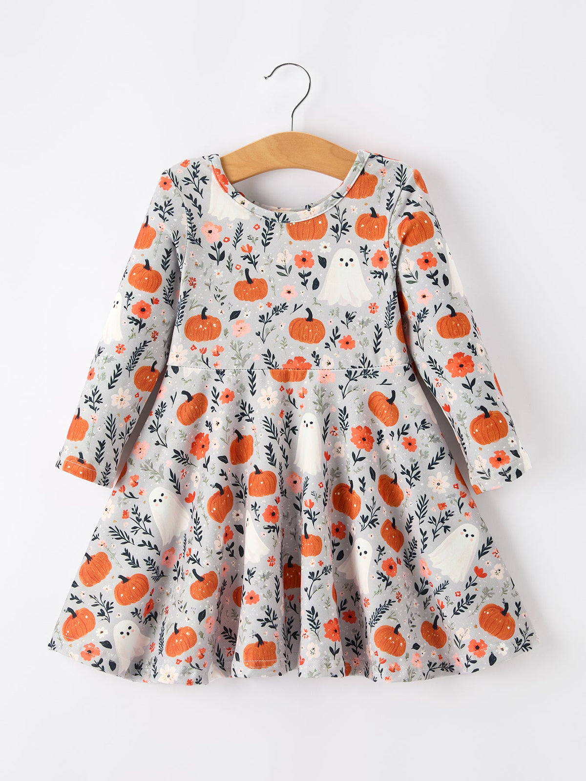 Boo-tiful Pumpkin Twirl Dress