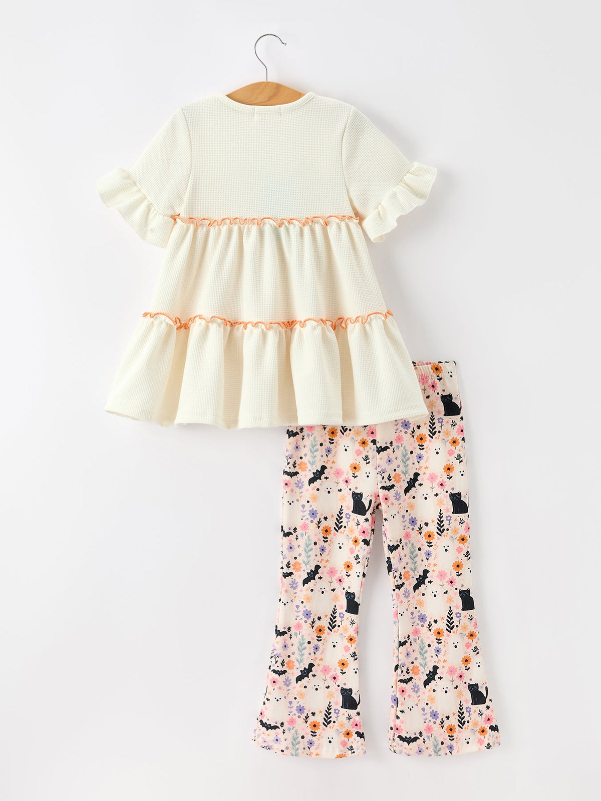 Halloween Girls Bell Bottom Pant Set