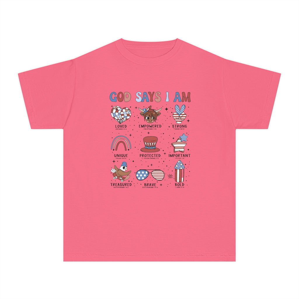 "God Says I Am.." Youth Tee