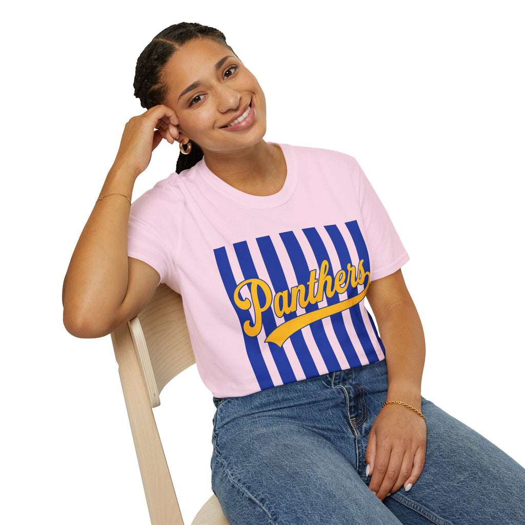 Panthers Stripped School Tee