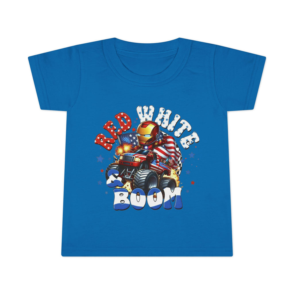 Toddler T-Shirt — "Red White Boom" Patriotic Tee