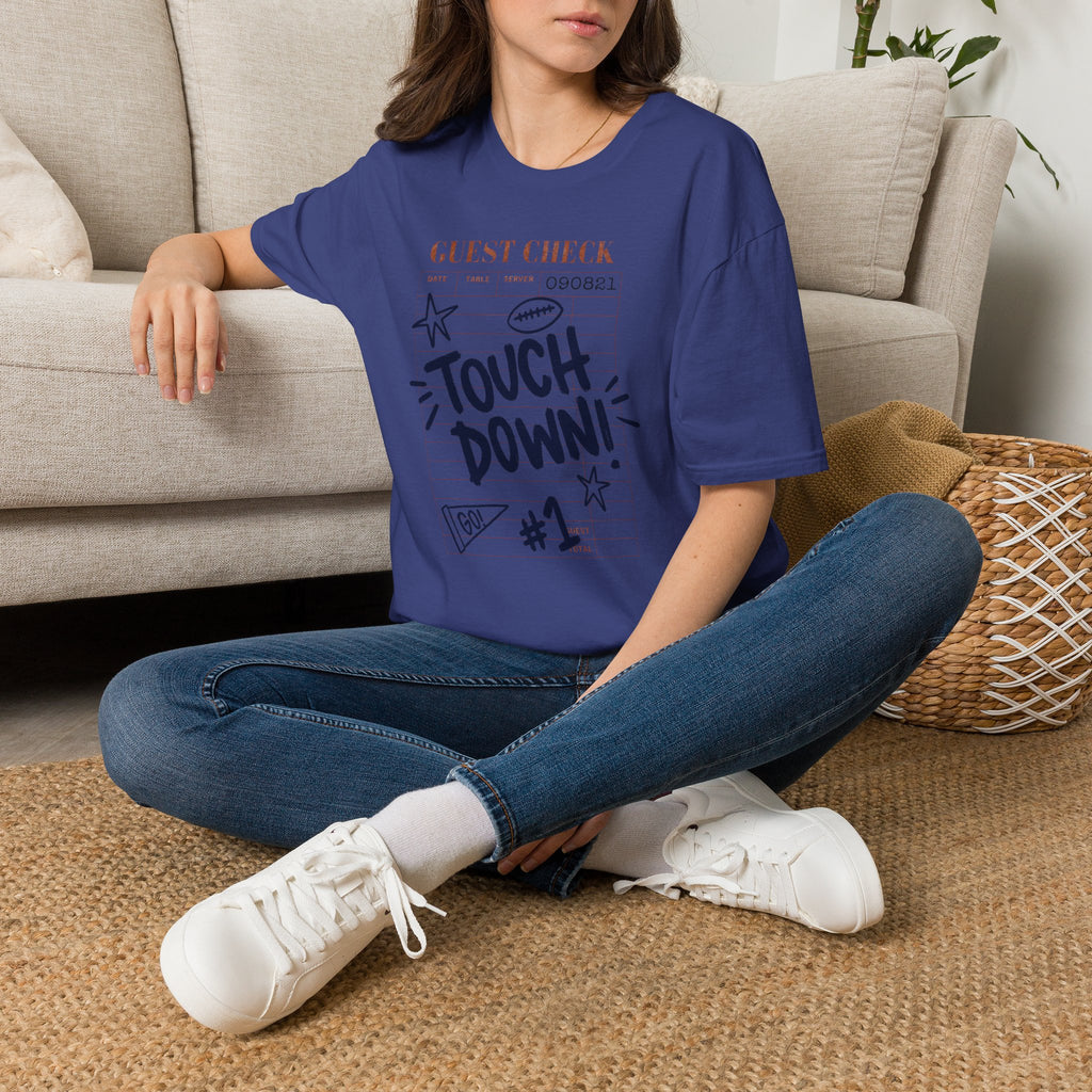 Touchdown Guest Check T-Shirt — Football Game Day Tee