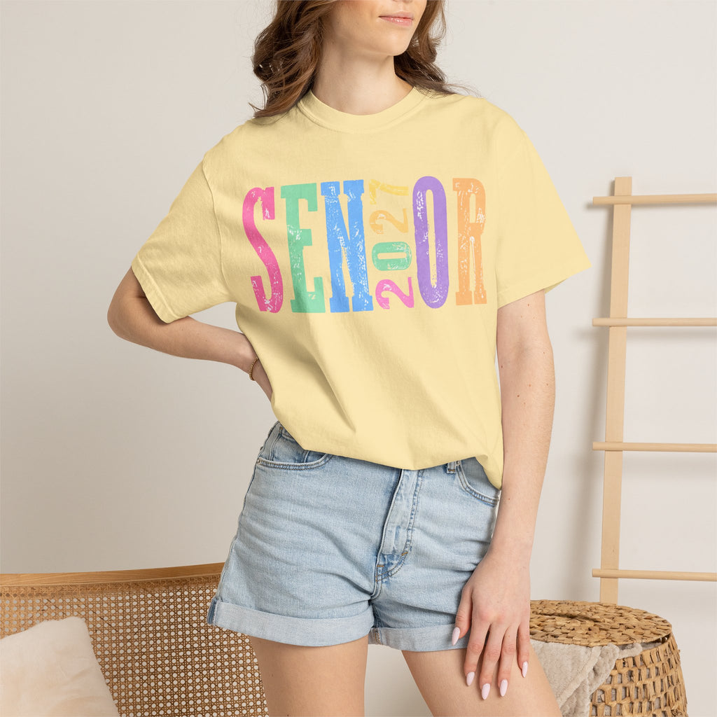 Senior 2027 Colorblock Tee