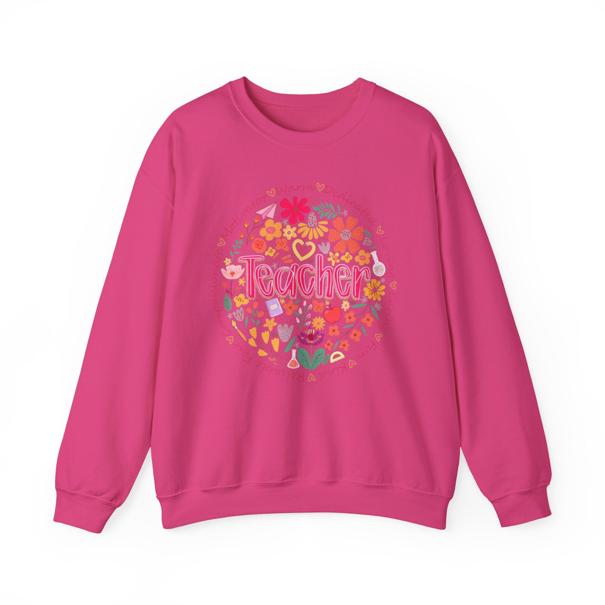 Teacher Floral Sweatshirt
