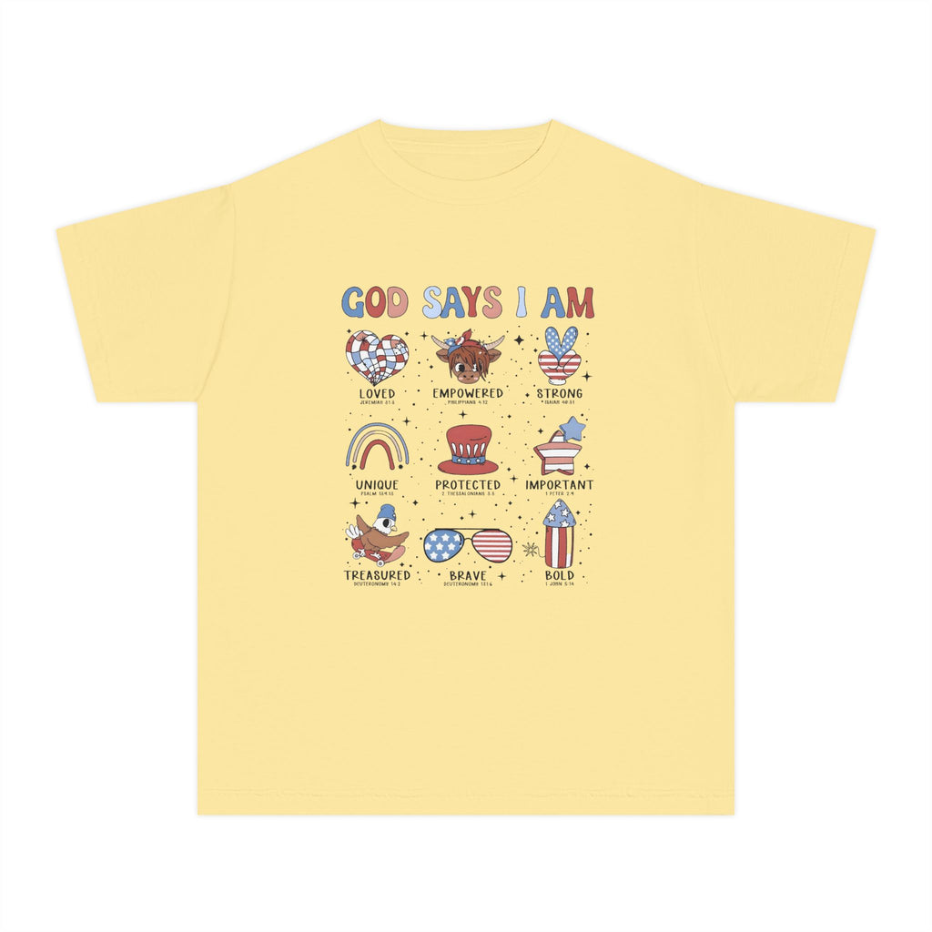 "God Says I Am.." Youth Tee