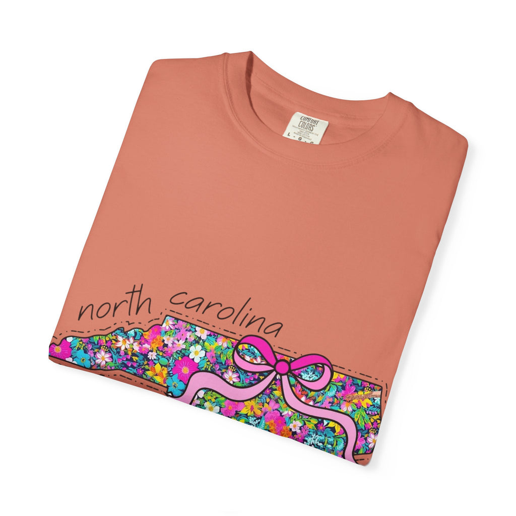 North Carolina- Floral Map Tee
