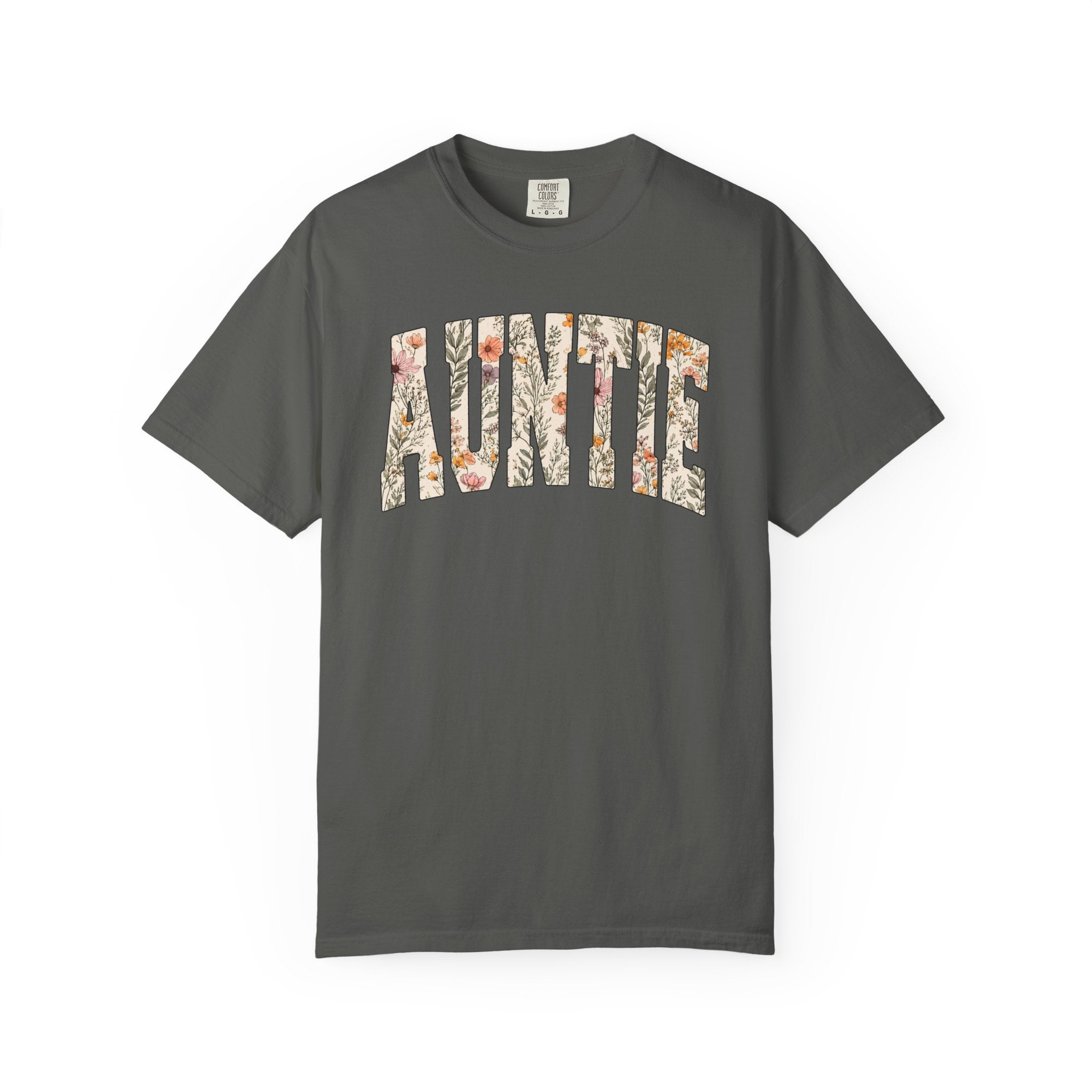 “Auntie” Floral Tee