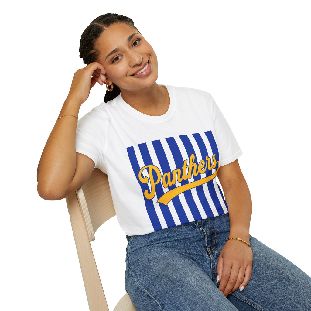 Panthers Stripped School Tee