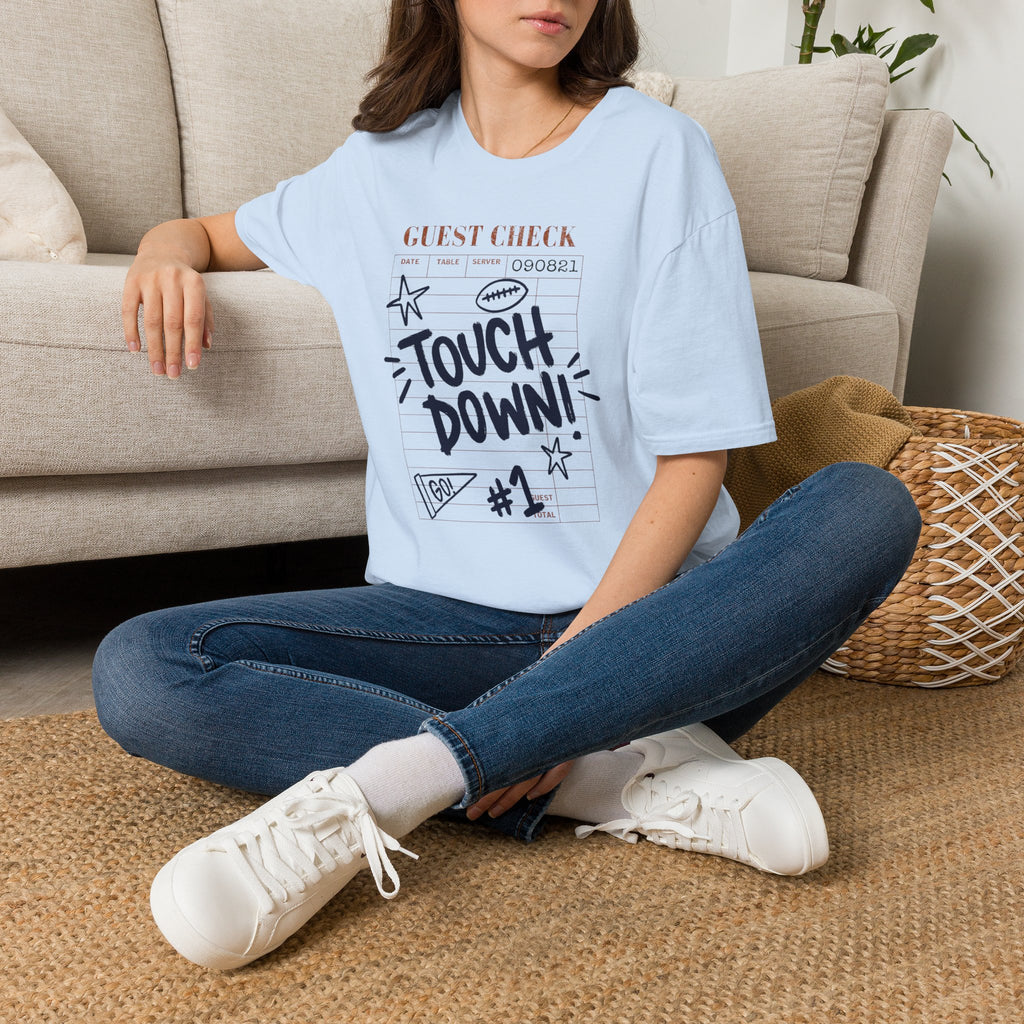 Touchdown Guest Check T-Shirt — Football Game Day Tee