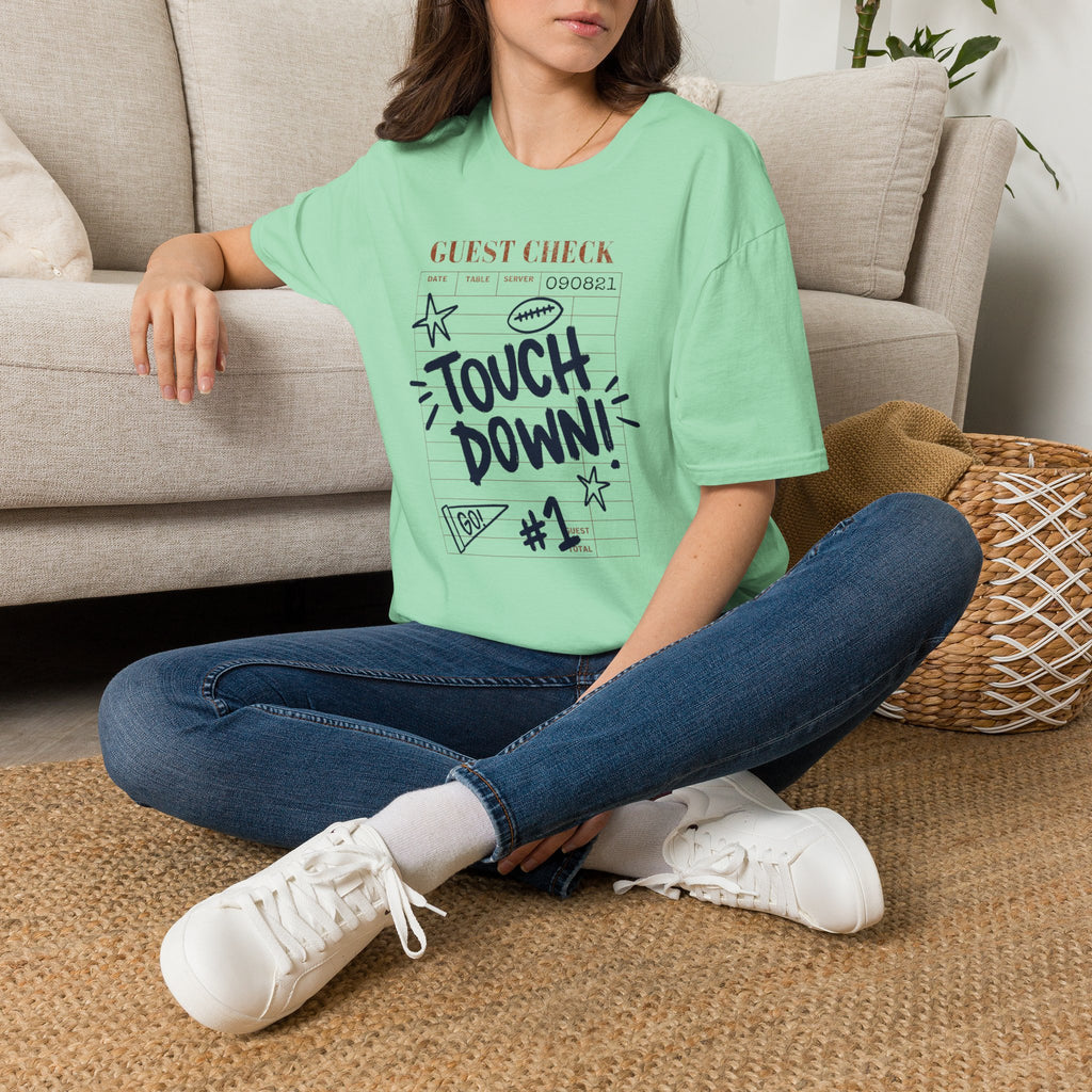 Touchdown Guest Check T-Shirt — Football Game Day Tee