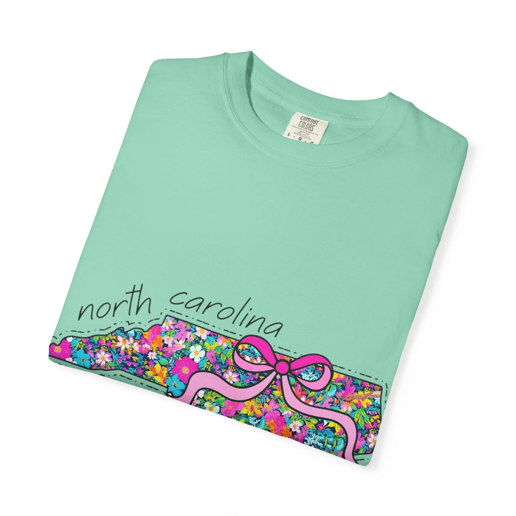 North Carolina- Floral Map Tee