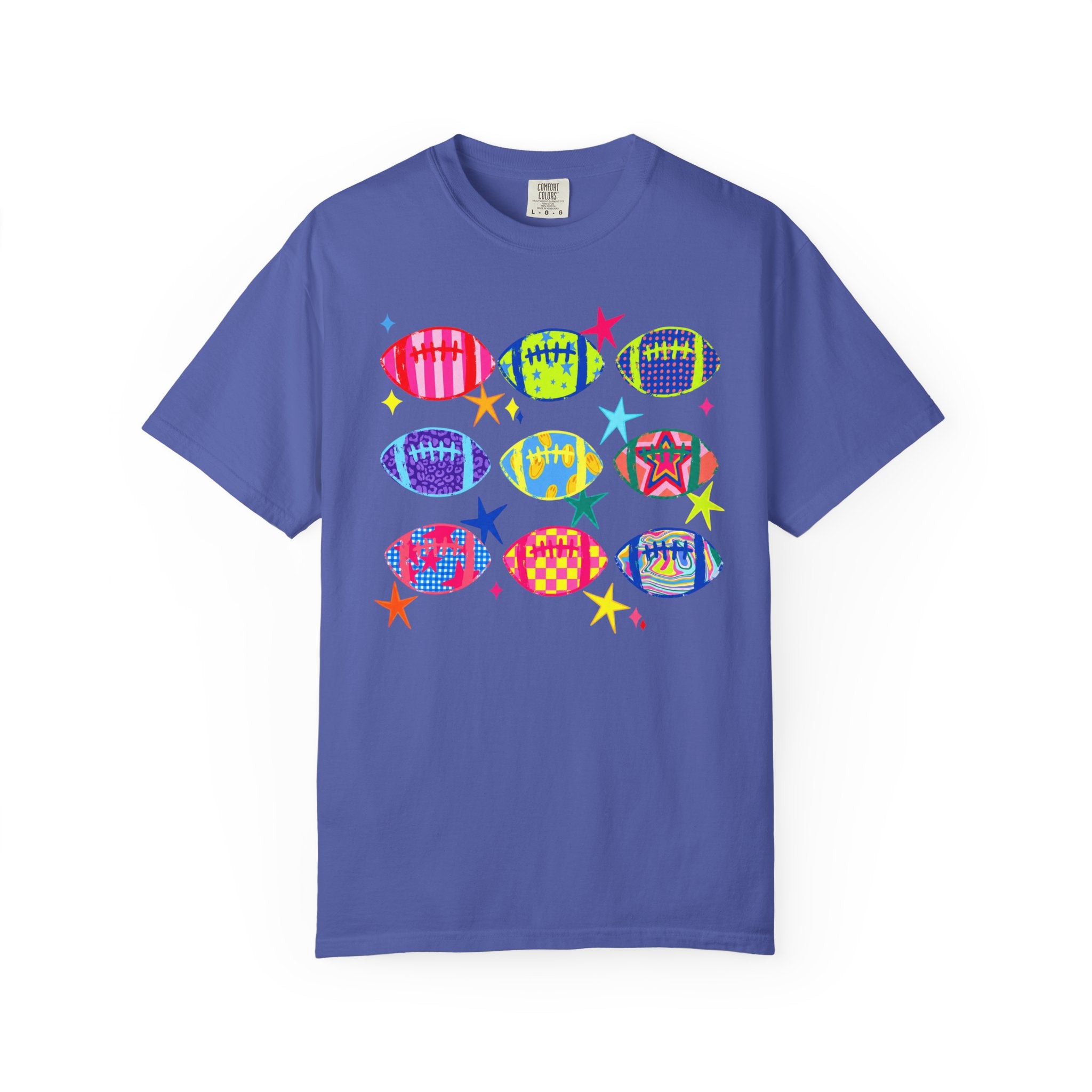 Neon Football Graphic Tee